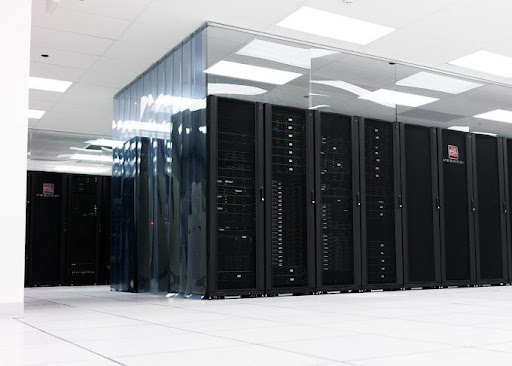 Secure colocation cabinets and private cage options